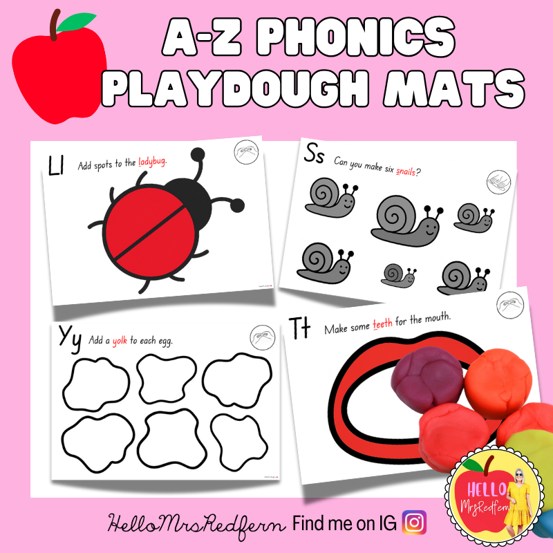 A–Z Playdough Mats
