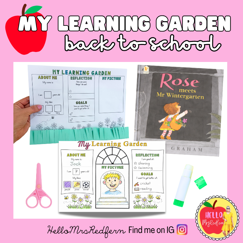 My Learning Garden – Back to School Reflection & Getting-to-Know-You Activity