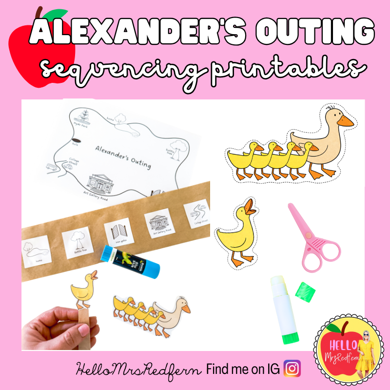 Alexander’s Outing Sequencing Activity – Cut & Paste Printables