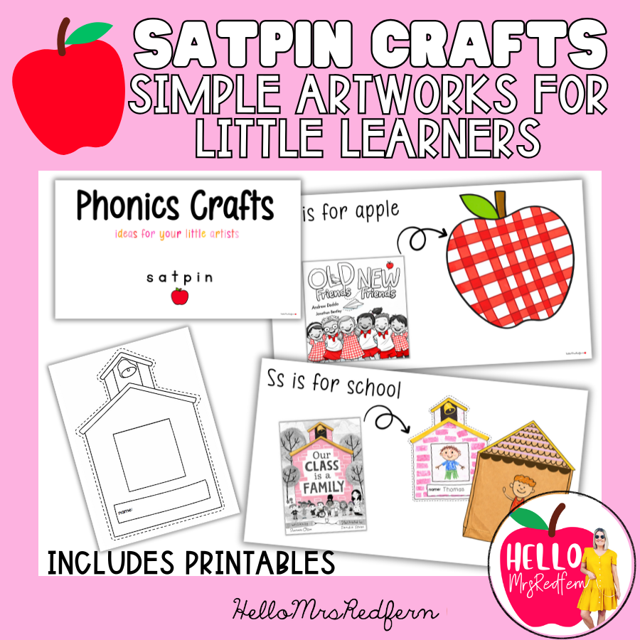 SATPIN Phonics Crafts | Hands-On Letter Sound Activities for Beginning Readers