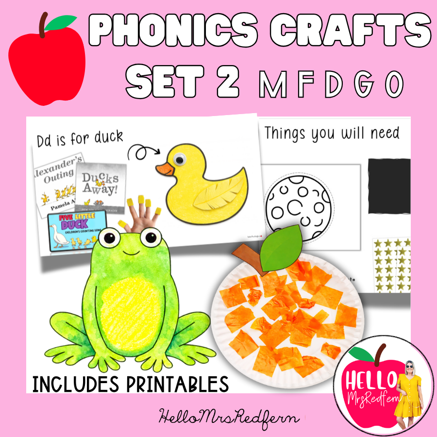 MFDGO Phonics Crafts | Hands-On Letter Sound Activities for Beginning Readers