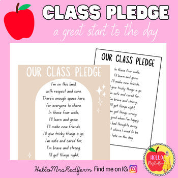 Class Pledge